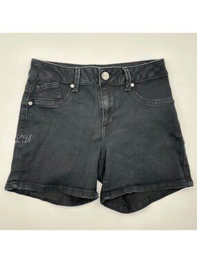 1822 Denim Black Jegging Shorts Size 6